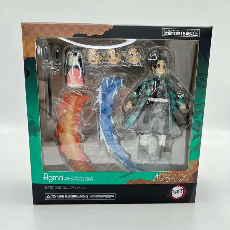 Anime Figure Figma Demon Slayer Tanjiro Kamado Nezuko Agatsuma Zenitsu Kyojuro Rengoku Action Figure Model Collection Toys Gifts