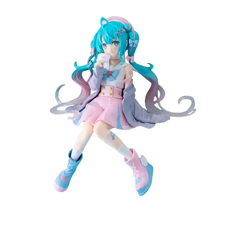 In Stock Hatsune Miku Anime Action Figures Noodles Stopper Model Figure Toys Collectible Gift for Toys Hobbies Children