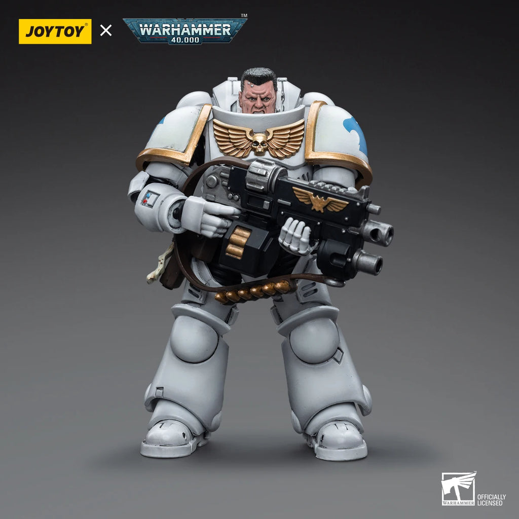 JOYTOY Warhammer 40k 1/18 Action Figures Space Marines White Consuls Intercessors 1