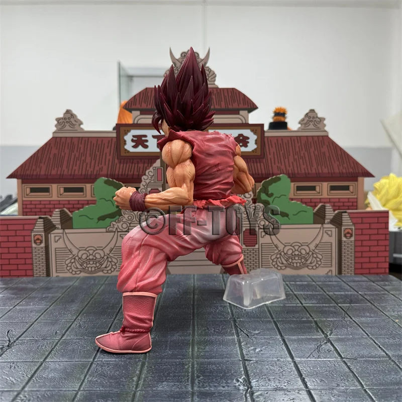 24cm Anime Dragon Ball Z Kaiouken Goku Figure Super Saiyan Son Goku Action Figurine Pvc Statue Collection Model Toys Gifts