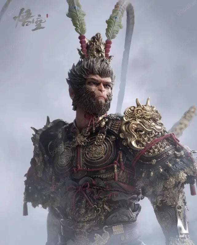 【In Stock】Original in Stock Queen Studios 015 INART QS 1/6 Wukong Monkey King Set Black Myth Action Figure Boy Collection Gift