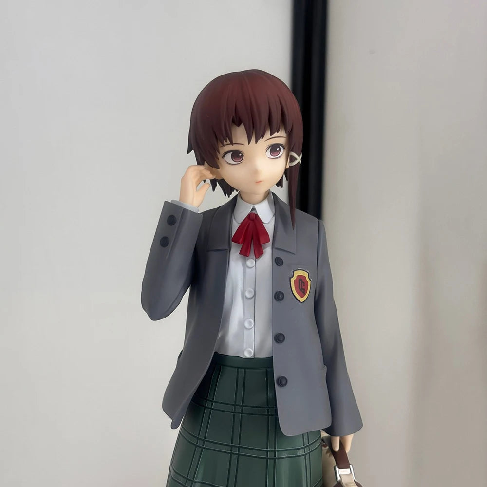 100% Original Good Smile Company Pop Up Parade Serial Experiments Lain Iwakura Lain Anime Figure Model Decoration Birthday Gift