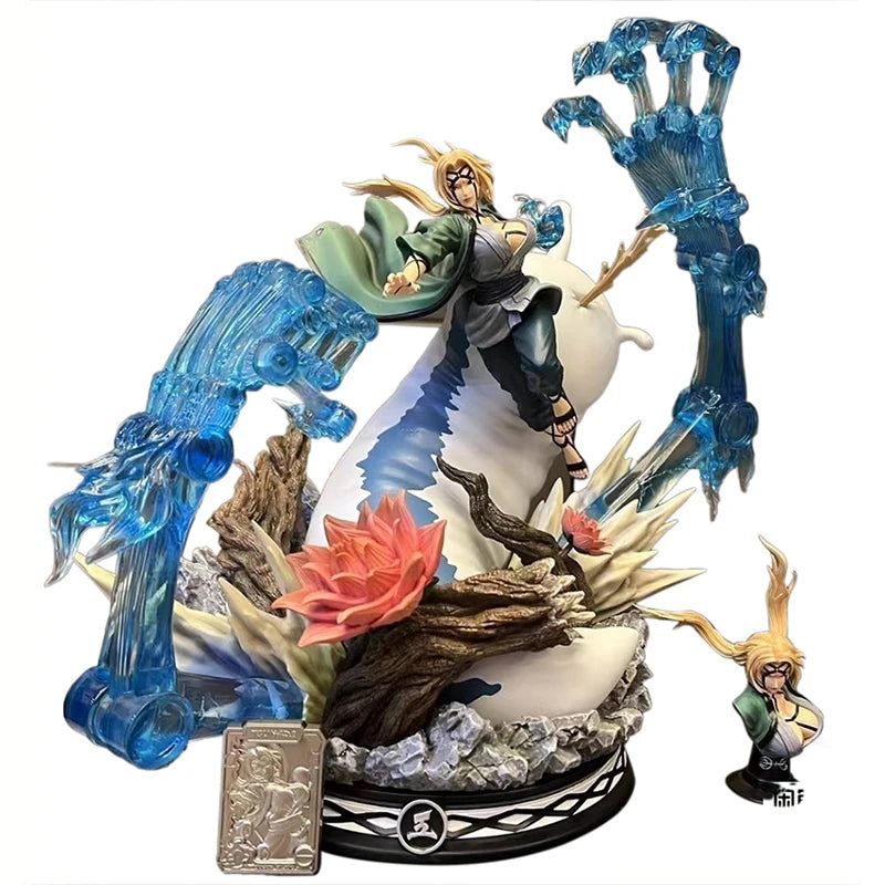 Original Clouds Studios Naruto Figurine Tsunade Fifth Hokage Statue Naruto Shippuden Anime Model GK Action Figure Collection Toy