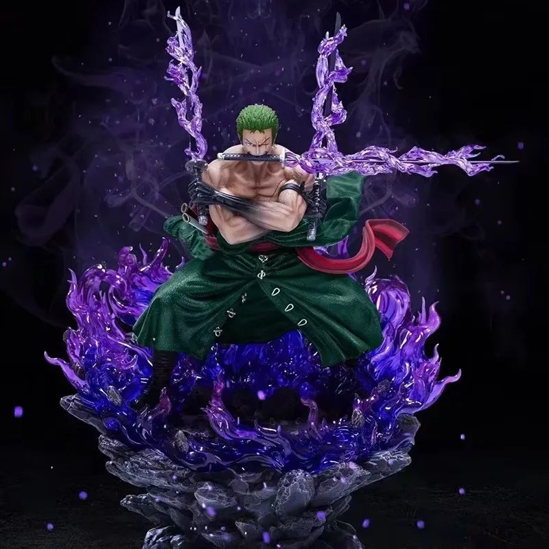 25 cm One Piece Zoro Figuren Sky Painting Roronoa Zoro Actionfiguren Anime PVC Sammlung Modell Spielzeug Desktop Dekoration Geschenke