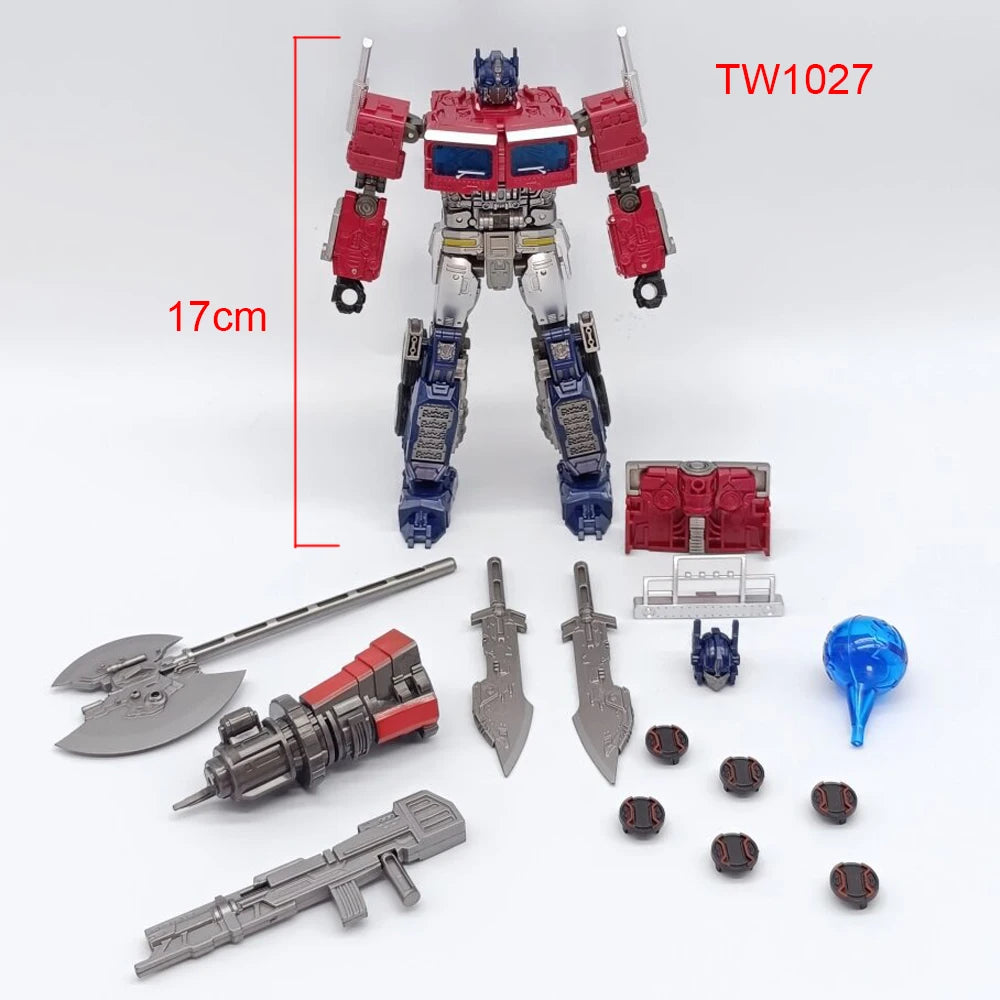Baiwei Shockwave TW1028 Transformation Toys Sentinel Prime TW1024 Model Ironhide TW1026 Robot Bumblebe TW1025 Figure TW1030