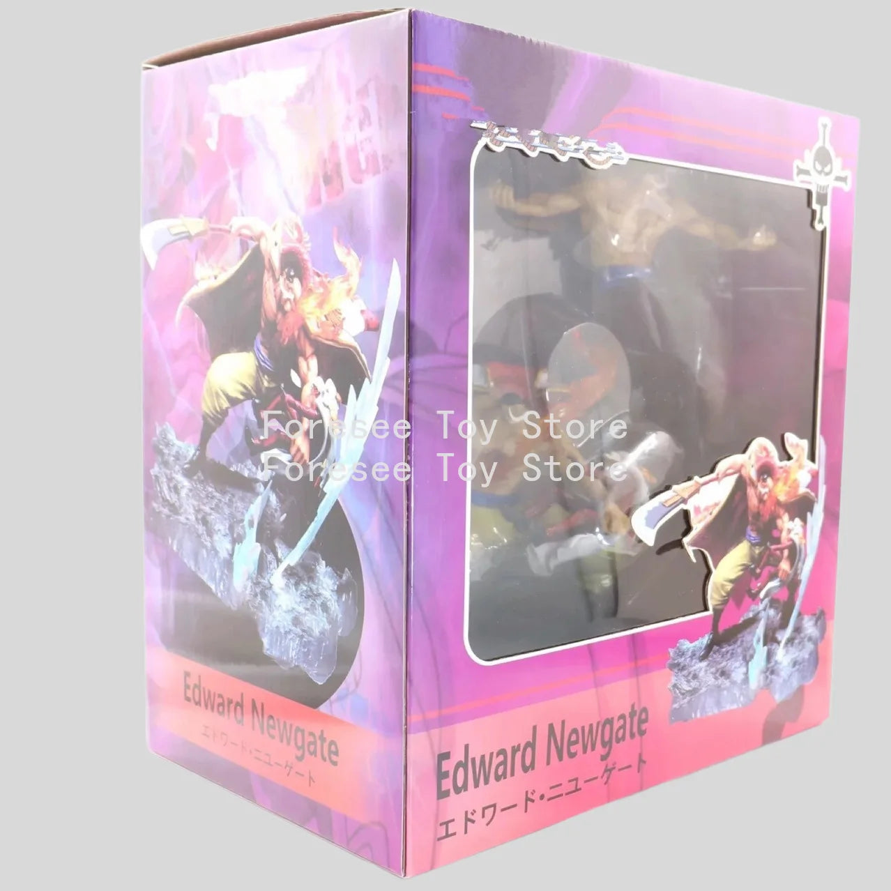 29cm Edward Newgate Battle Sakazuki Figure ONE PIECE Anime Figures Game Peripherals Desktop Decoration Best Gifts for Children