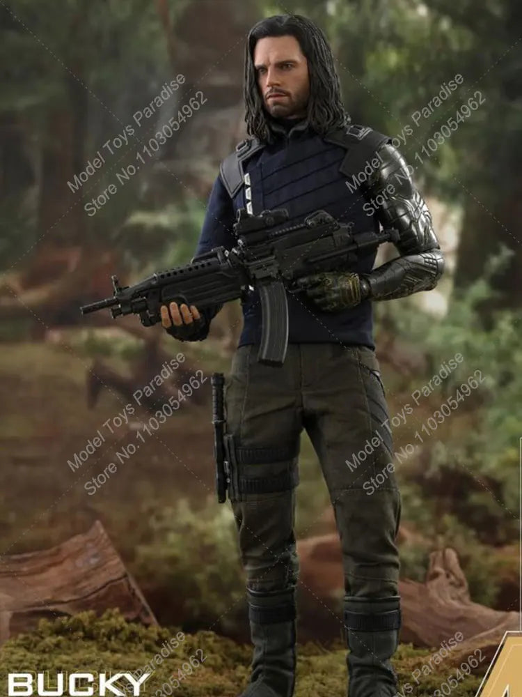 HOTTOYS HT MMS509 1/6 Collectible Winter Soldier 3.0 Avengers：Infinity War Antihero Full Set 12inch Action Figure Model Gifts