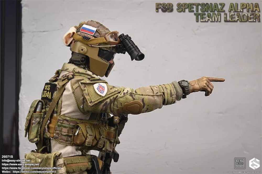 Limited Version 1/6 ES 26071S FSB The Russian Action Figure Soldier Doll Full Set Moveable Action Figure About 12" Doll Gift