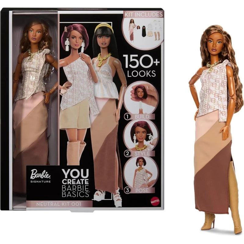 Barbie You Create Series Haute Couture Clothing Dolls,3 Face Models,Fashionable Girl Model Toy Bjd,With Gift Box Collection Gift