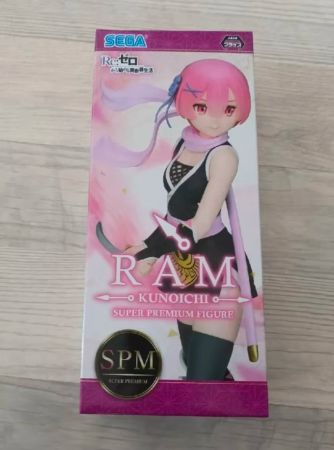 In Stock Original Re: ZERO - Starting Life in Another World - Remu/Ramu Kunoichi Version Model Toys Gifts Collection