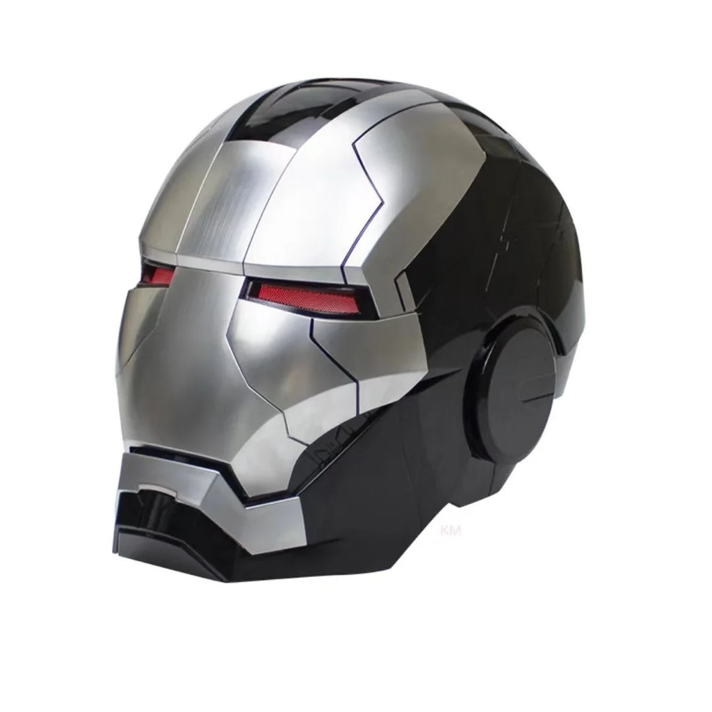 New Iron Man Helmet Black Gold Black Silver Electric Helmet Voice Controlled Voice Machine Helmet Movable Mask Trendy Collection