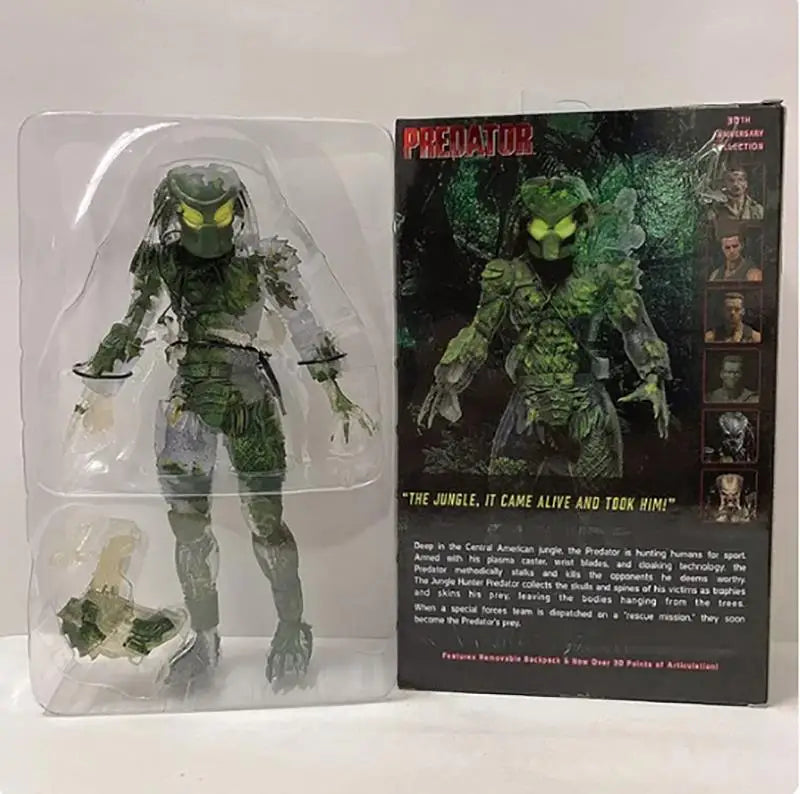 NECA Classic Predator Water City Hunter Warrior Lost Snake Stalker Guardian Jungle Demon Hunter Action Figure Toys Gift For Kids