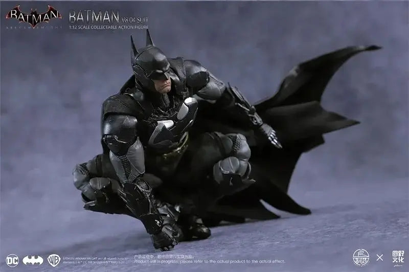 Original LPZZ Toys Arkham Knight Figure V8.04 Suit Batman Action Figures 002 Deathstroke DC Multiverse Superman 1/12 Statue Gift