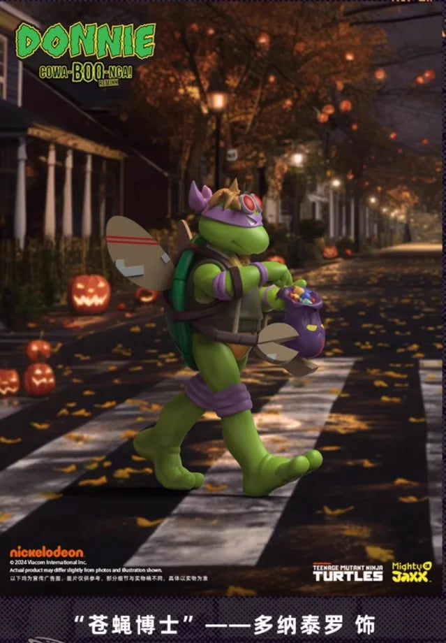 Mighty Jaxx Licensed Cowa Boo Nga Remix Turtle Action Figure - Open Box Collectible, Halloween Gift for Anime Fans