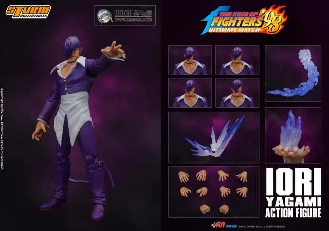 Storm Toys Original 1/12 King of Fighters 98 LORI Hachinohe Purple Special Edition KOF98 Game Mobile Doll Model Handmade Toy