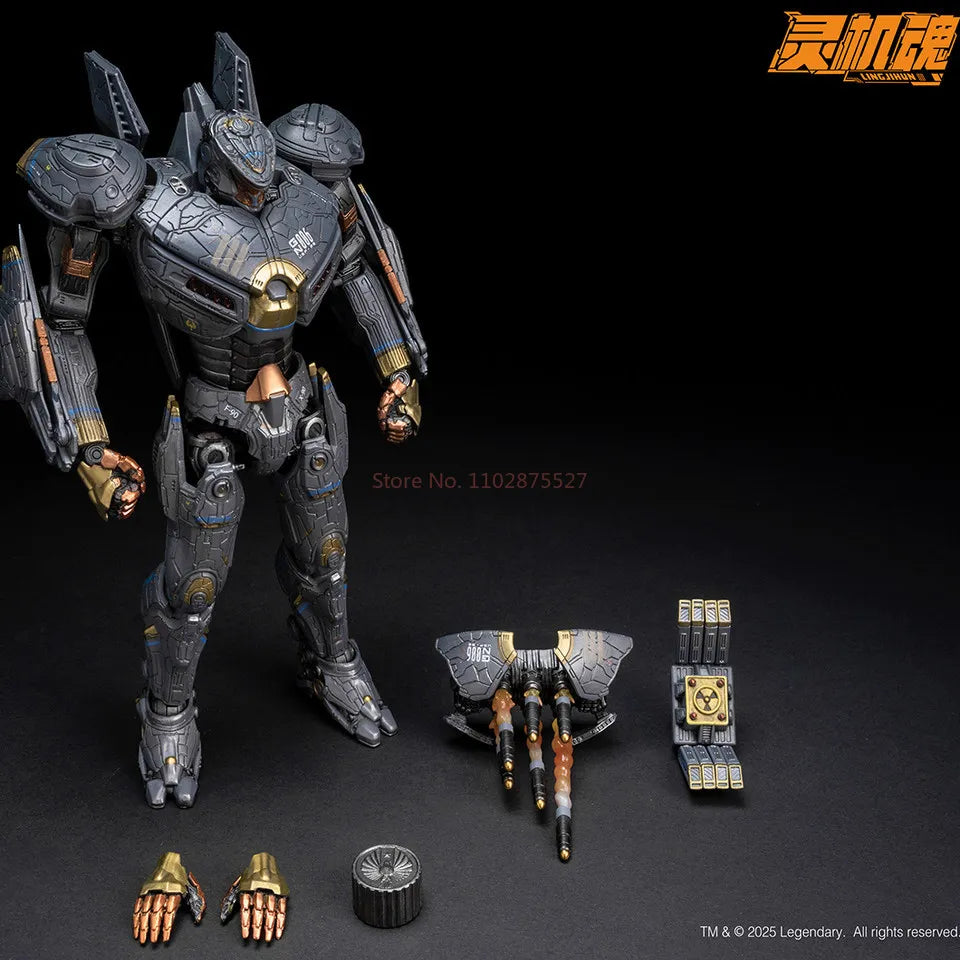 Lingjihun Genuine Pacific Rim Striker Eureka Mecha Action Figure Movable Joints Collectible Robot Model Toys  Boy Birthday Gift