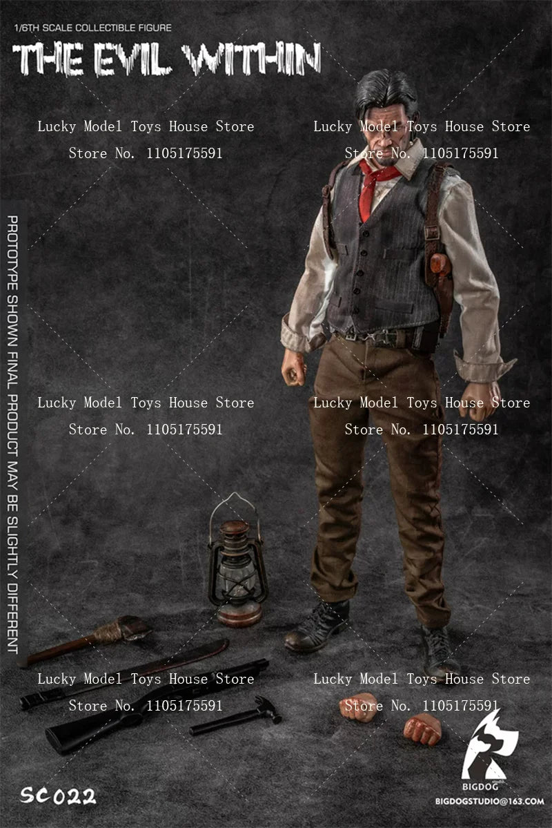 BIGDOG STUDIO SC022 1/6 Scale The Evil Within Man Cloth Action Figure SC013 Hostel 12" Full Set Soldier Model Toys Collection