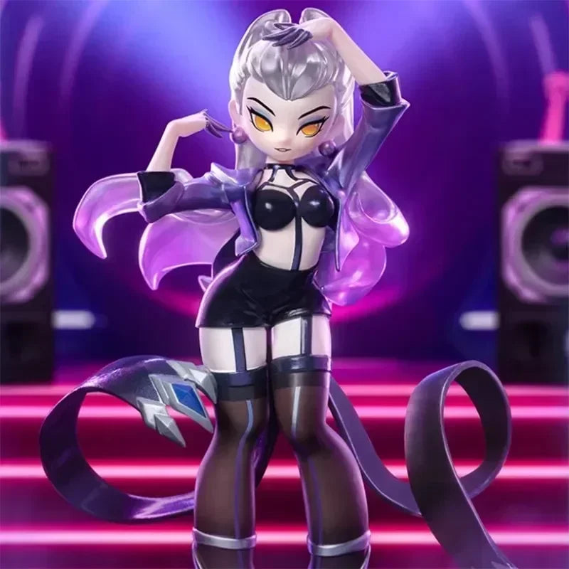 POP MART K/DA ALL out Series League of Legends Blind Box - Kawaii Anime Фигурка Изненада Мистериозна Колекция Кукли
