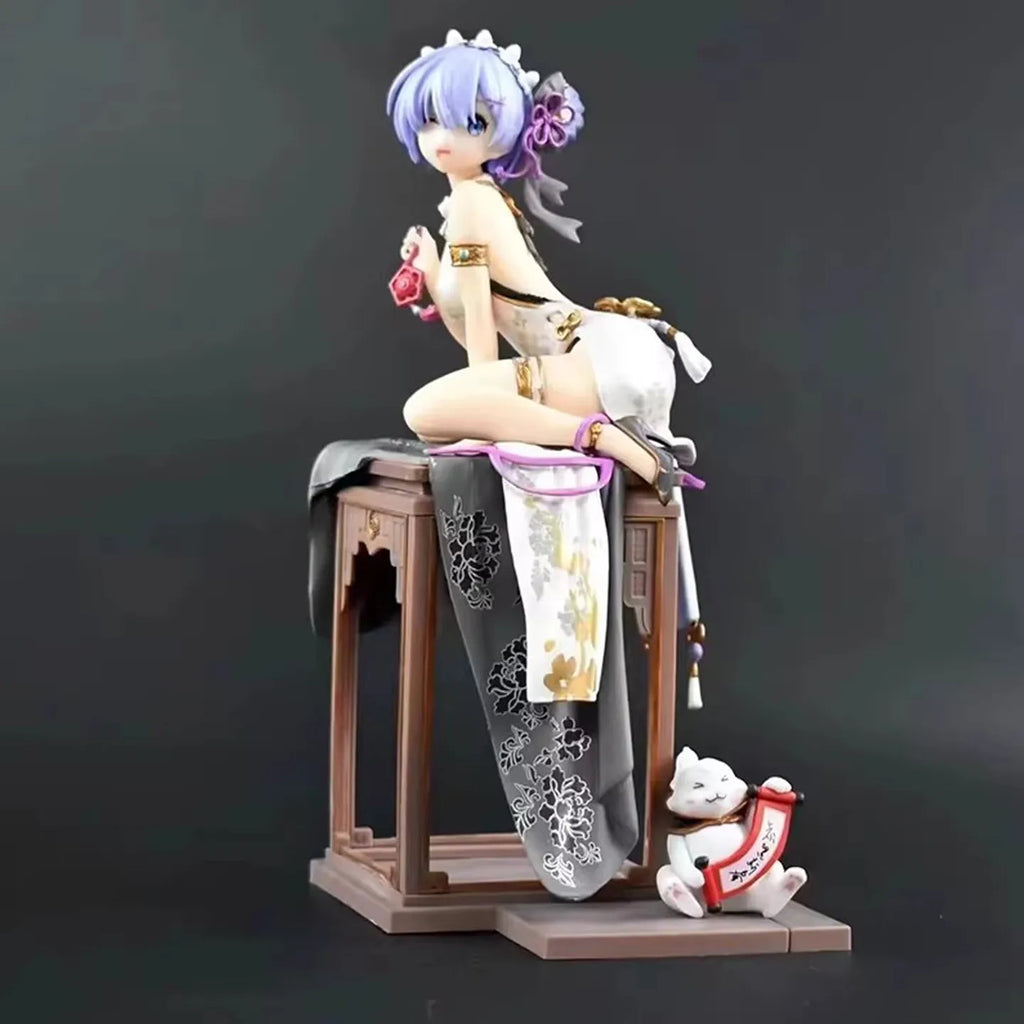 23cm Re:Life In A Different World From Zero Emilia Anime Figures Emilia Rem Action Figures Pvc Model Ornamen Toys Doll Gifts
