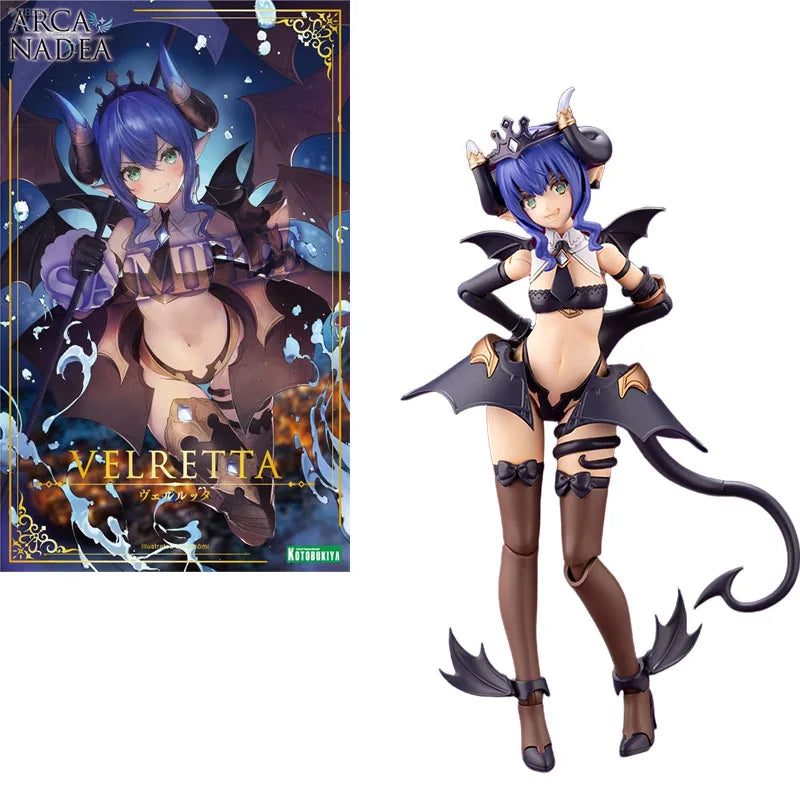 In Stock Kotobukiya Original ARCA NADEA ERMEDA CHARMED LUMITEA Anime Action Figure Assembly Model Toys Collectible Gifts
