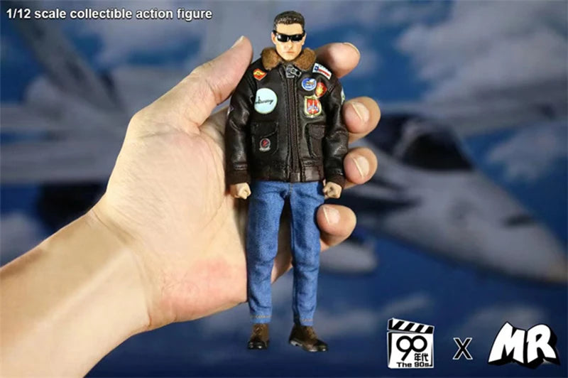 MR. FIGURE X 90S MRF90S-001 1/12 Scale Male Soldier the Major of the Air Force Tom Cruise Model 6'' Full Set Action Figure Doll
