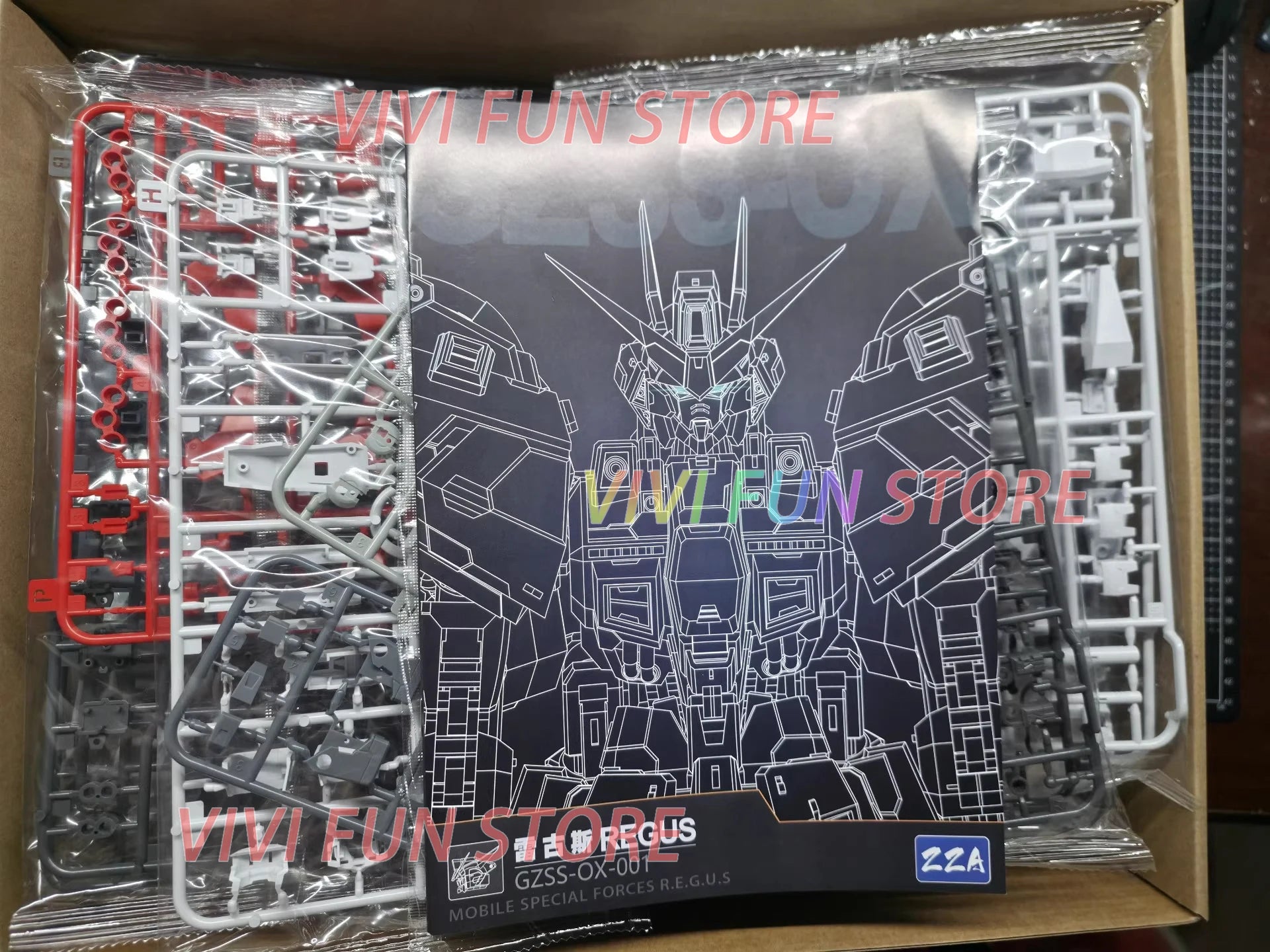 In Stock ZZA Model REGUS GZSS-OX-001 Assembling Movable Toys Model 1/100 Mecha MOBILE SPECIAL FORCES R.E.G.U.S ZZZA Model