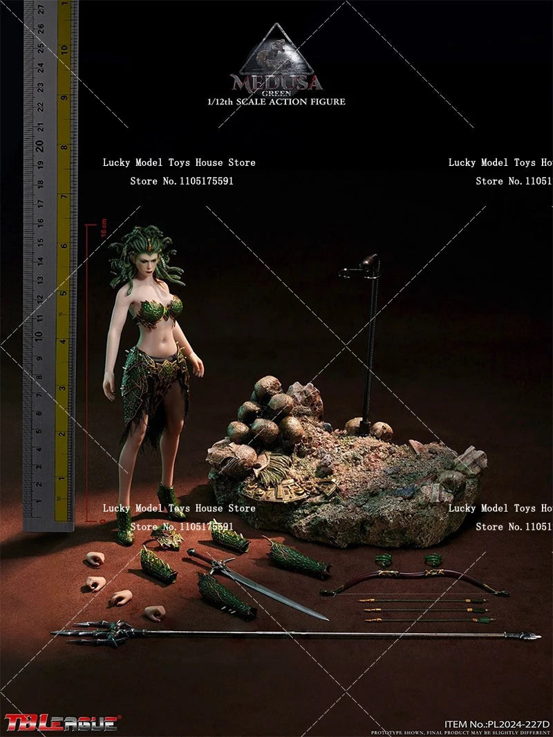 TBLeague PL2024-227 Figure Leg Model Version 1/12 Snake Head Beauty Medusa Soldier Mini Strident Ornament 6inch Figurine Doll
