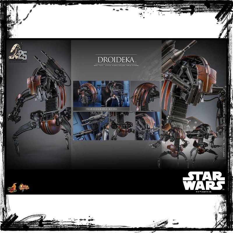 In Stock HotToys MMS755 Star Wars Droideka 1/6 Soldier Doll Anime Action Figure Toy Gift Model Collection Hobbies