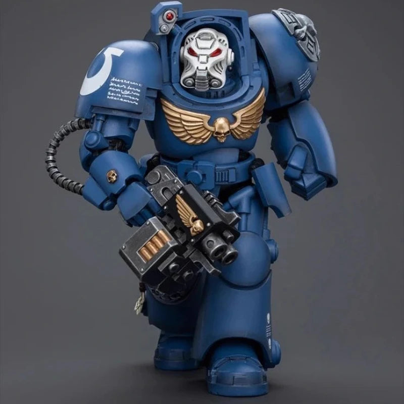 JOYTOY Warhammer 40K 1/18 Ultramarines Terminator Squad Movable Action Figure Model Warrior Kid Birthday Collectible Gift Toys