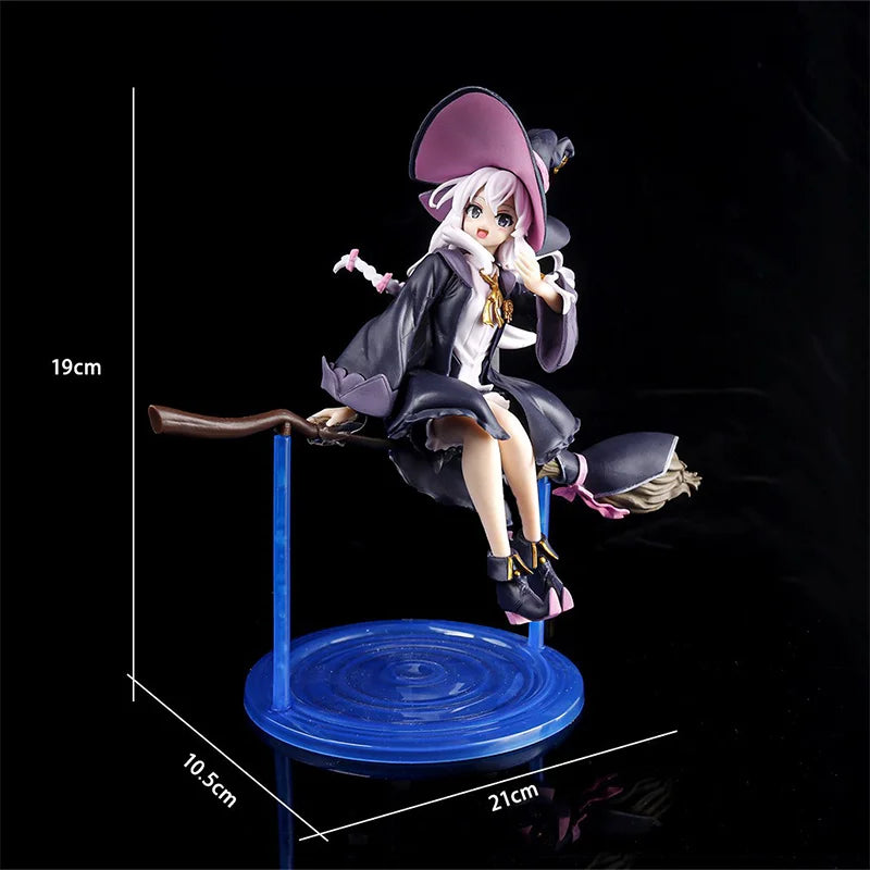 Wandering Witch: The Journey Of Elaina  Anime 19cm Elaina PVC Action Figure Model Toys For Kids party gifts