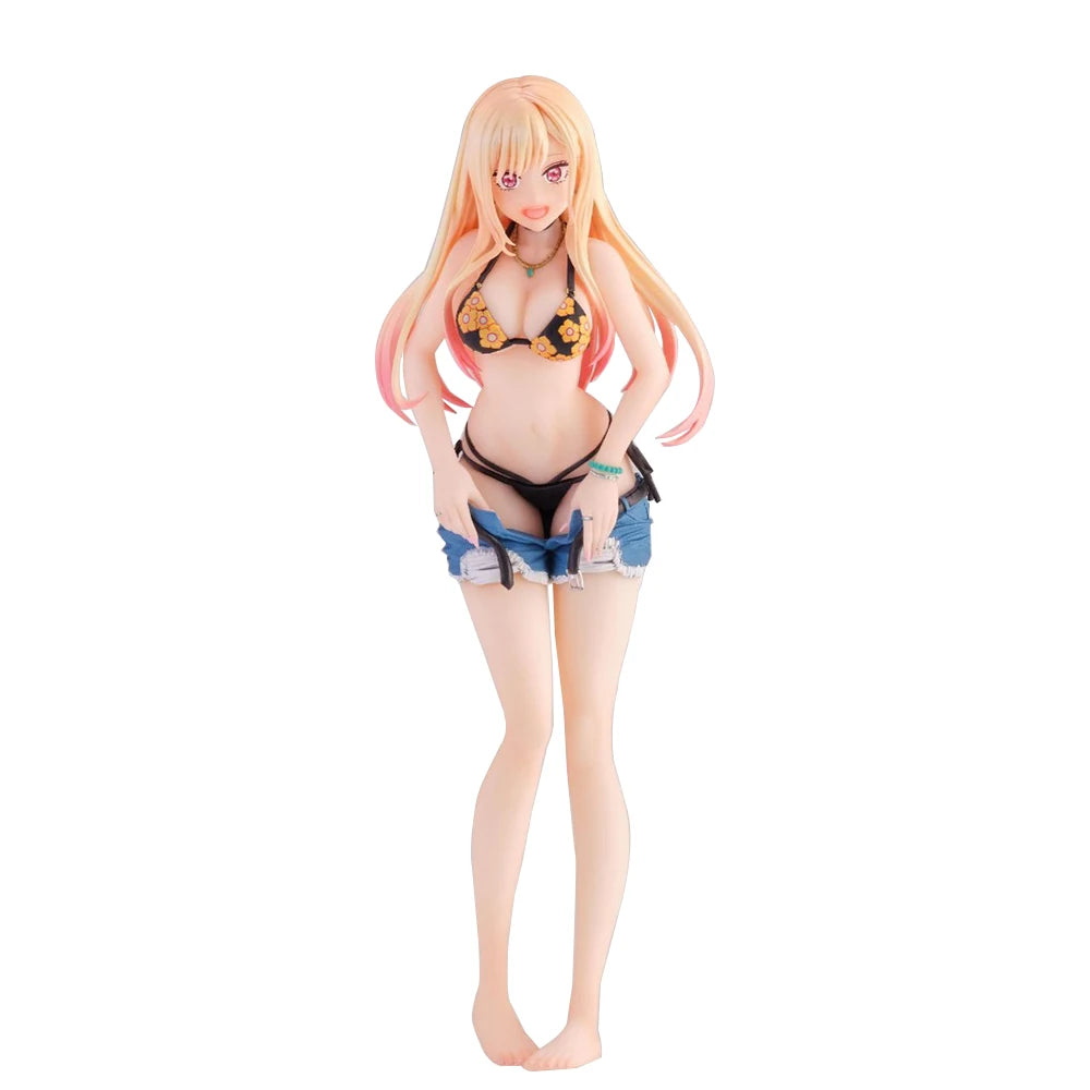 Anime Marin Kitakawa figure swimsuit Girl figurine Adult Model Kitagawa Marin action figure Dress up doll Collect Toy Boys Gifts