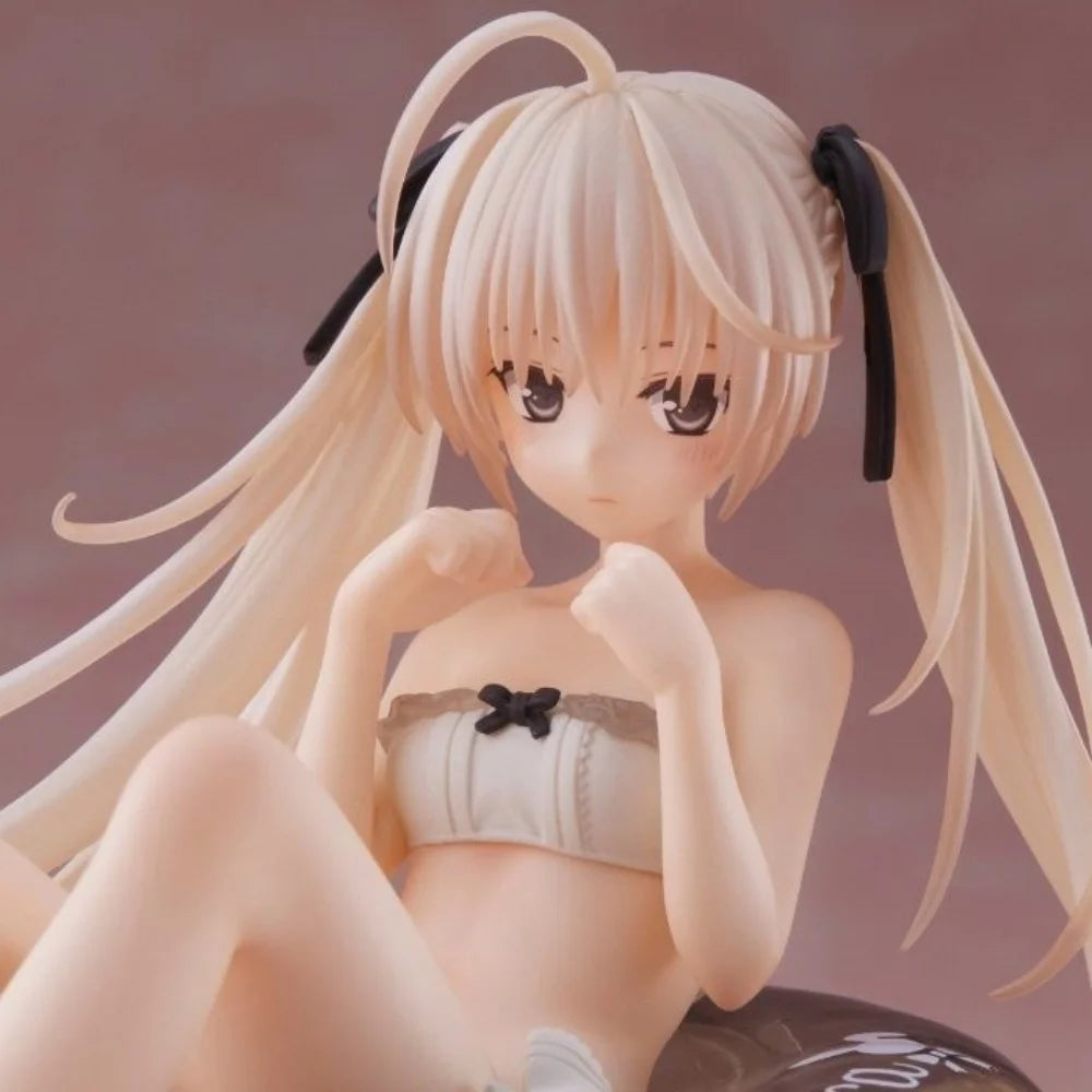Kasugano Sora Anime Figure Yosuga No Sora Aqua Float 10CM PVC Bikini Girl Action Figure Desktop Decoration For Otaku Collection