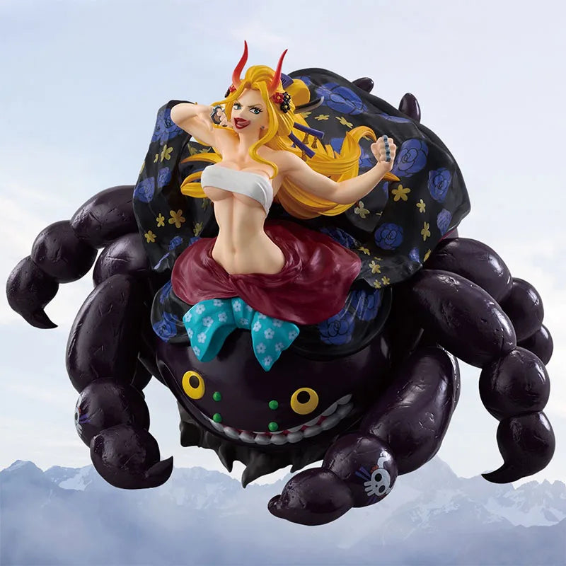 Hot Sale Ichibansho One Piece EX Vol 3 D Prize Black Maria Tamashii Gokou Jizou Figure 16cm PVC Original Gifts Toys Model Kawaii