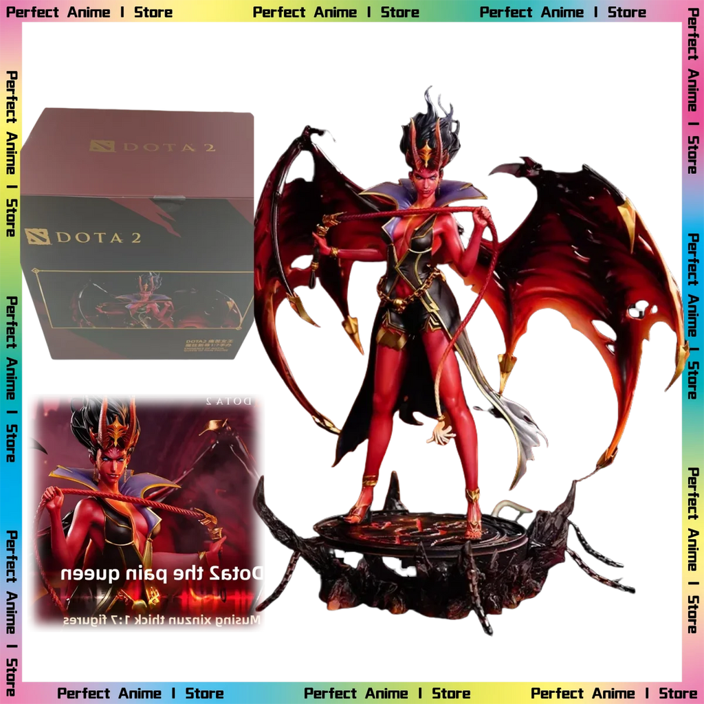 DOTA2 Queen of Pain, The New Demon King 1/7 Statue, Figur, Leuchtsockel, zeitlich begrenzte Kollektion, Modellfigur