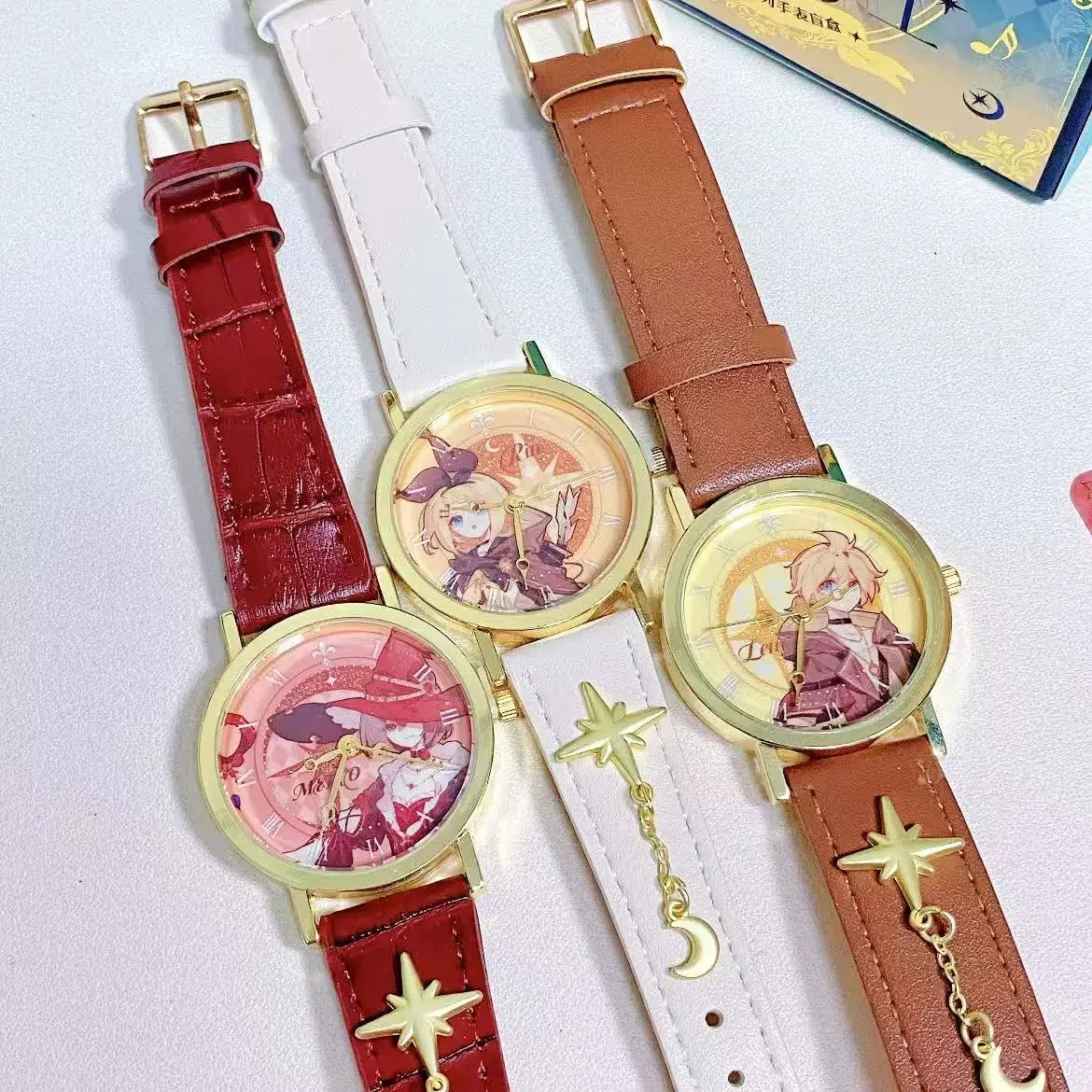 Authentic Hatsune Miku Anime Star Moon Knight Serie Watch Blind Box Gift For Birthday Surprised  Kawaii Timepiece Collection