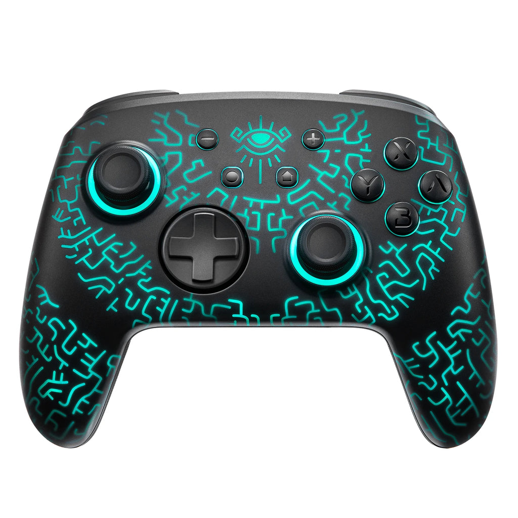 FUNLAB Wireless Bluetooth Pro Controller For Nintendo Switch 2/1 Creative Luminous Pattern/Compatible NFC/PC/OLED/Turbo/RGB/Lite