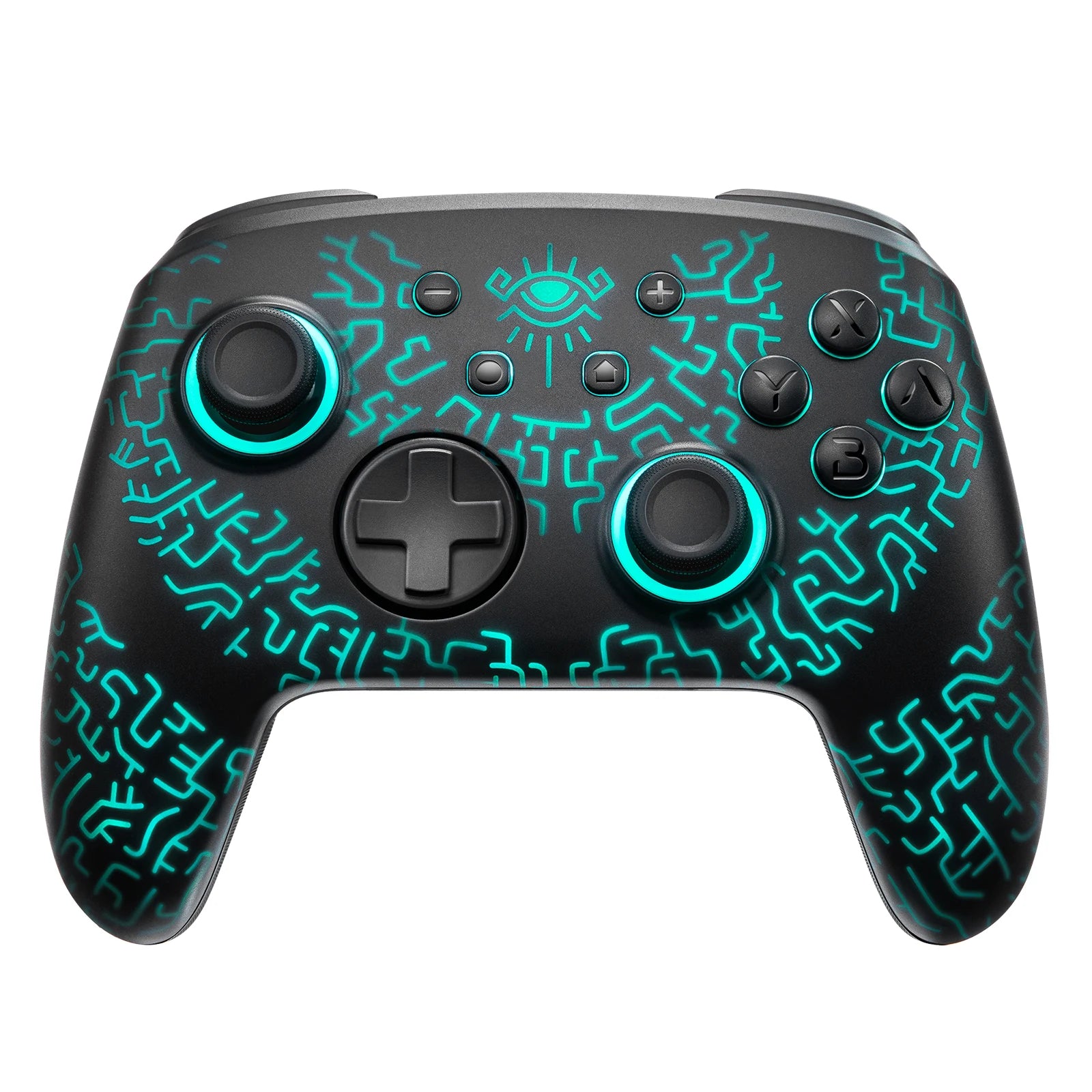 FUNLAB Wireless Bluetooth Pro Controller For Nintendo Switch 2/1 Creative Luminous Pattern/Compatible NFC/PC/OLED/Turbo/RGB/Lite