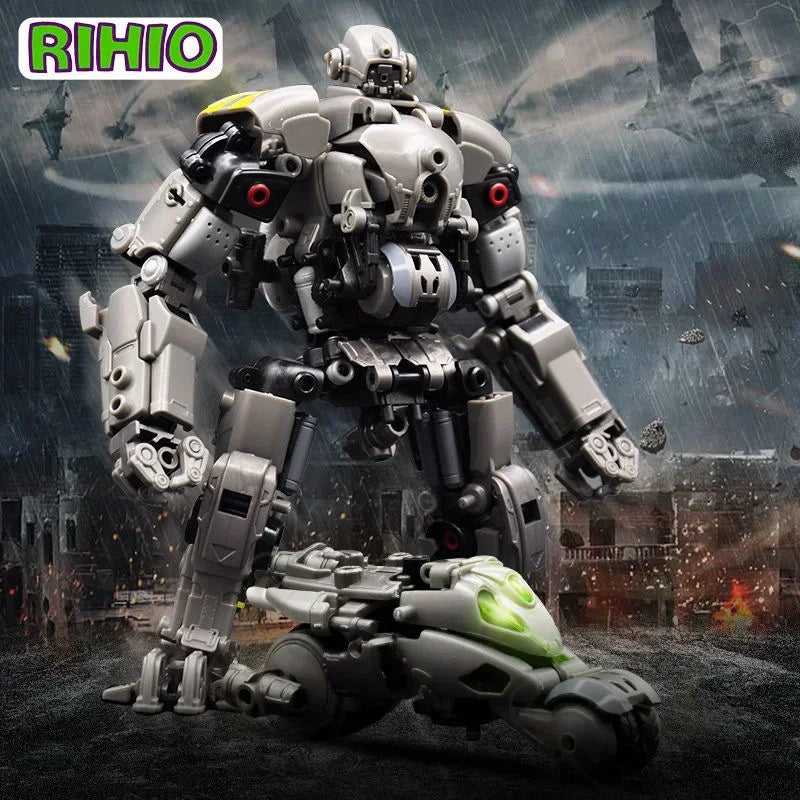 RIHIO Transform Robot Multi Abyss MM-003 Cutter Logistics Front Armor Assembled Transformer Mecha Anime Action Figure Toys Gifts