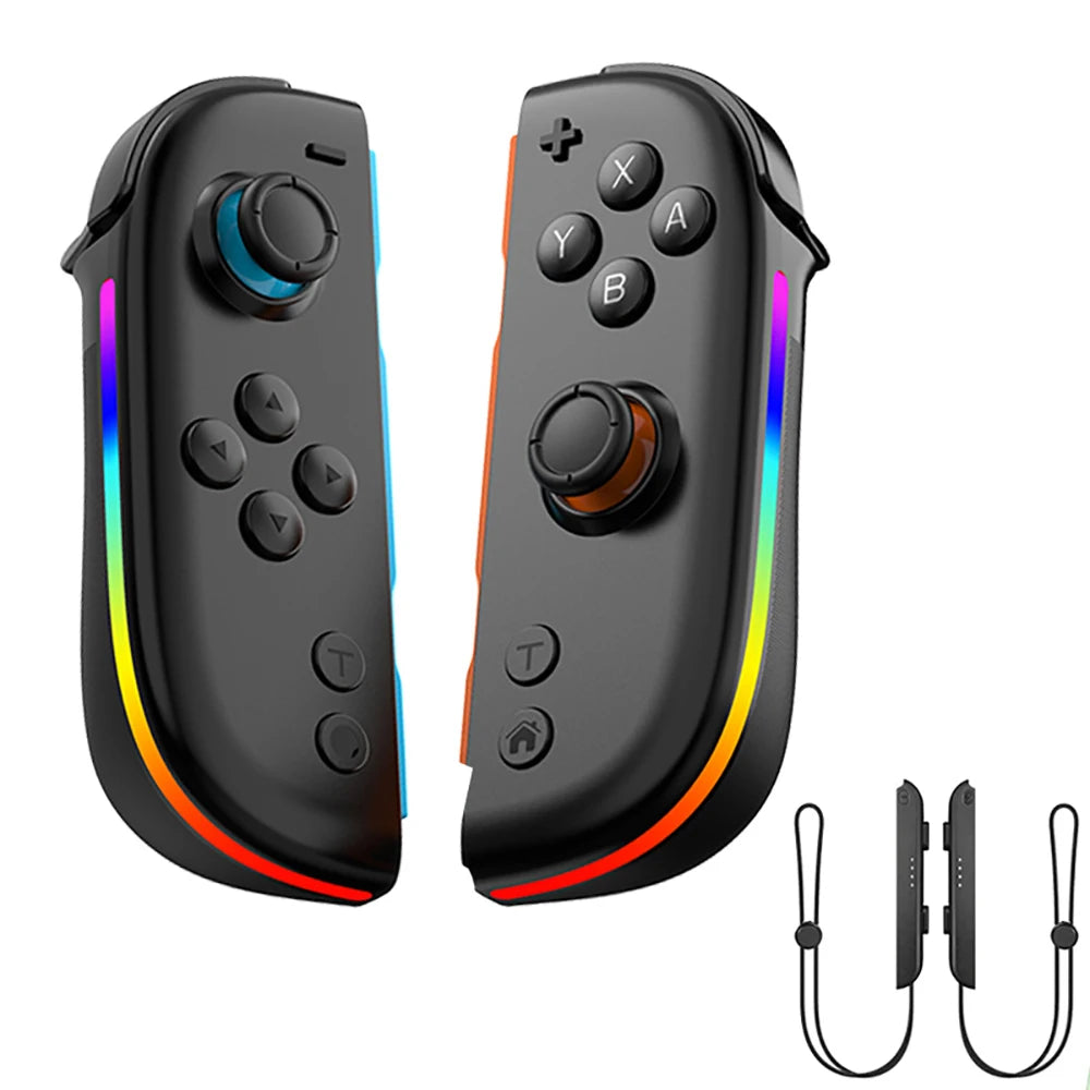 JOY 05 Wireless Bluetooth Game Joystick For Nintendo Switch L/R RGB Lights Controller Wake Up Montion Sensing Gamepad Joycon