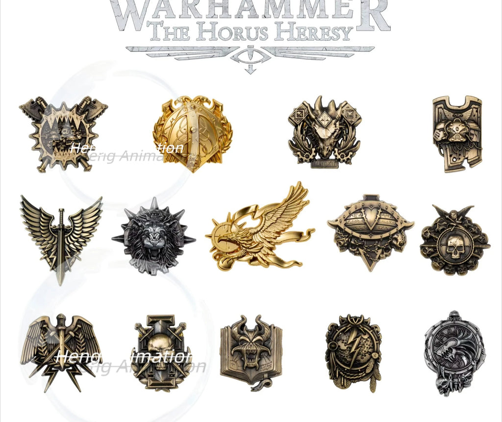 JOYTOY Star Forging Warhammer 40K Burning Galaxy - Honor Chapter Emblem Badge Peripheral Accessory, Cool and Stylish
