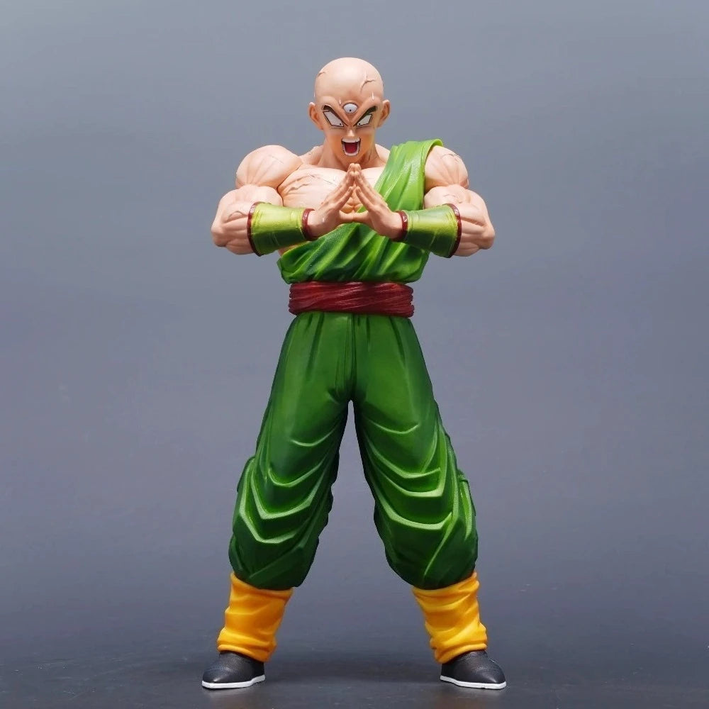 30cm/11.81in Anime Dragon Ball Figure Tien Shinhan Action Figures Pvc Statue Desktop Ornamen Collection Model Toys Gifts