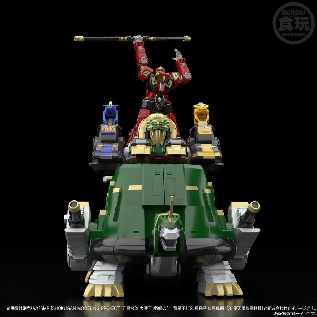 Hot Original Bandai Smp Five Star Squadron Star Turtle Big Infinite Super Airborne Beast Mp Anime Collection Model Toys In Stock