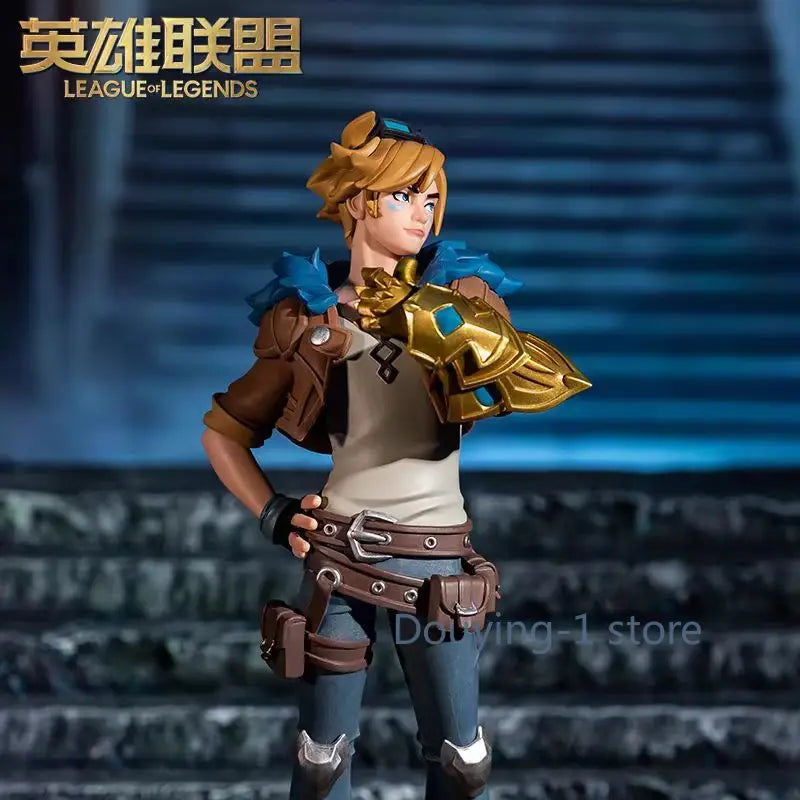 In stock, League of Legends LOL Explorer Ezreal medium sculpture collection game figurine.