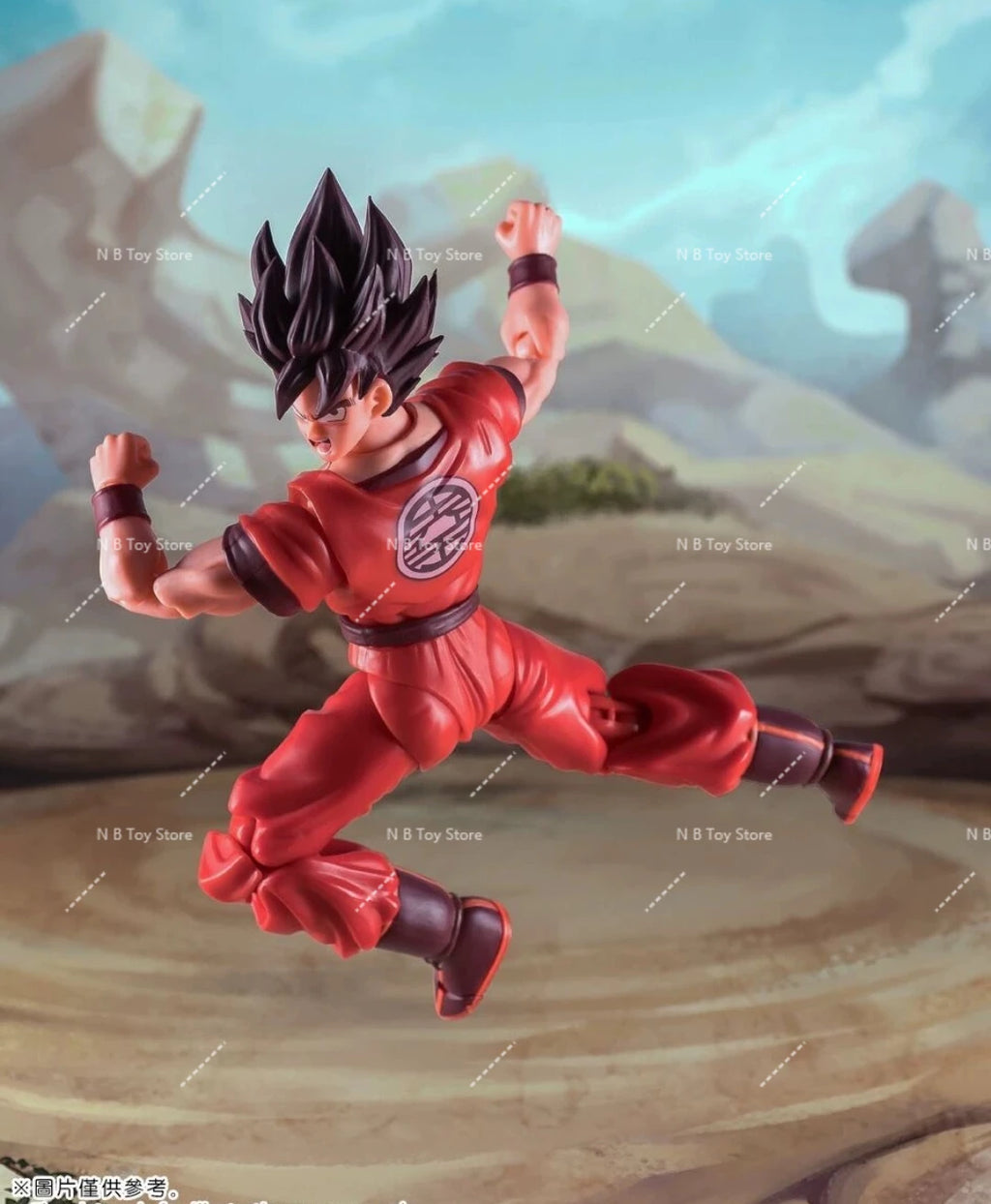 In Stock DF Demoniacal Fit Dragon Ball SHF Son Goku Kaio Ken 16000 Power Level Anime Action Figures Model Toys Collector