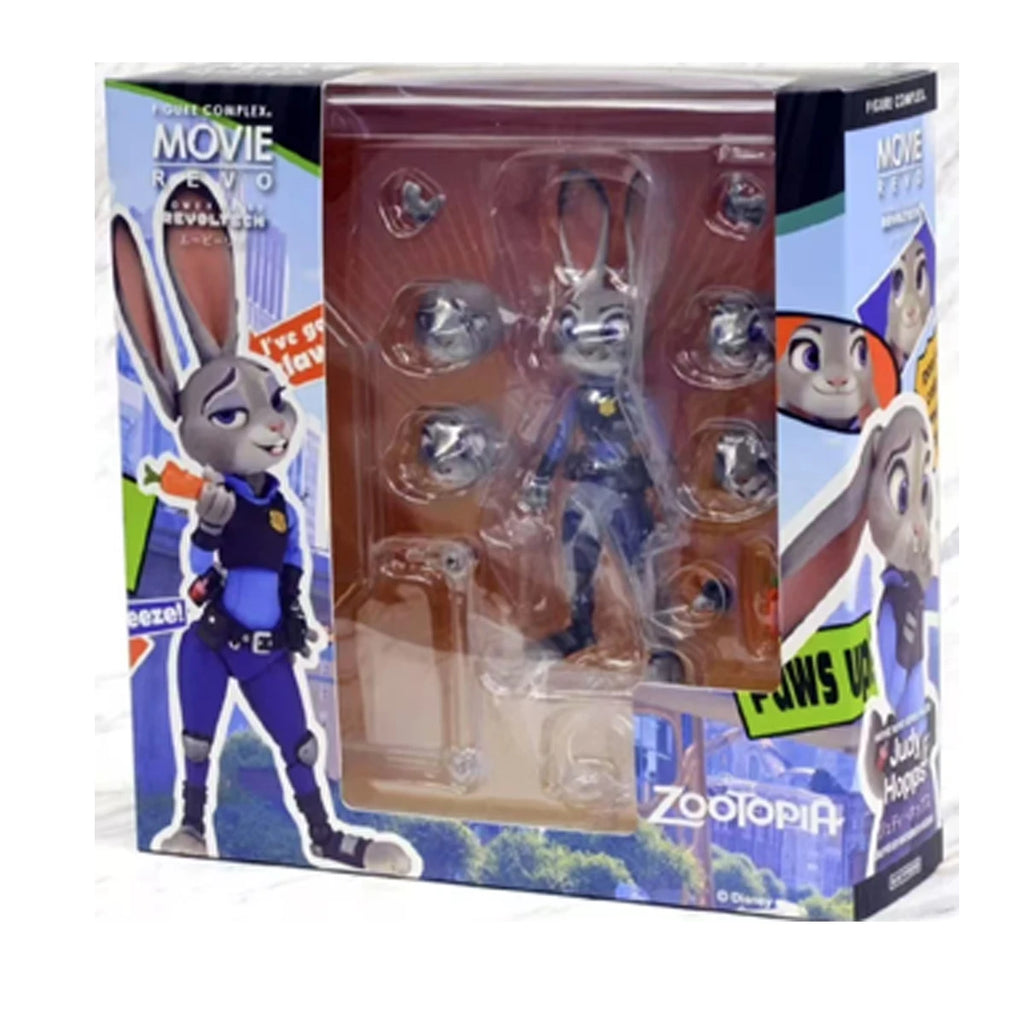 KAIYODO GENUINE ORIGINAL   THE MOVIE REVO SERIES ZOOTOPIA BY JUDY HOPPS   Action Figure Toys For Boys Girls Kids  Gift