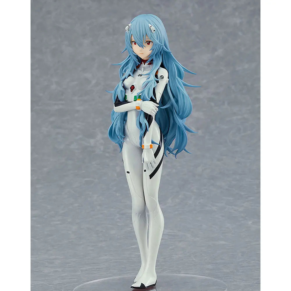 17CM EVA Anime Figure AYANAMI REI Long Hair Standing Animation Toy Model Gift Collection Ornaments Decoration PVC