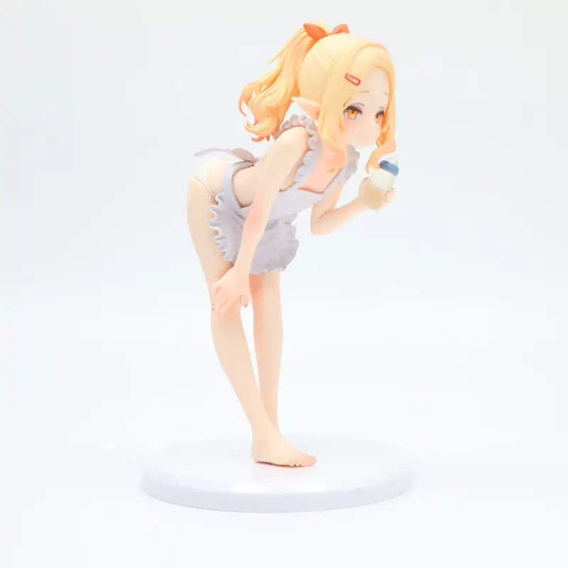 Anime Figure Elf Magical Girl Swimsuit Pvc Collectible Figurine Desktop Ornament Computer Case Decoration Boxed Display Model