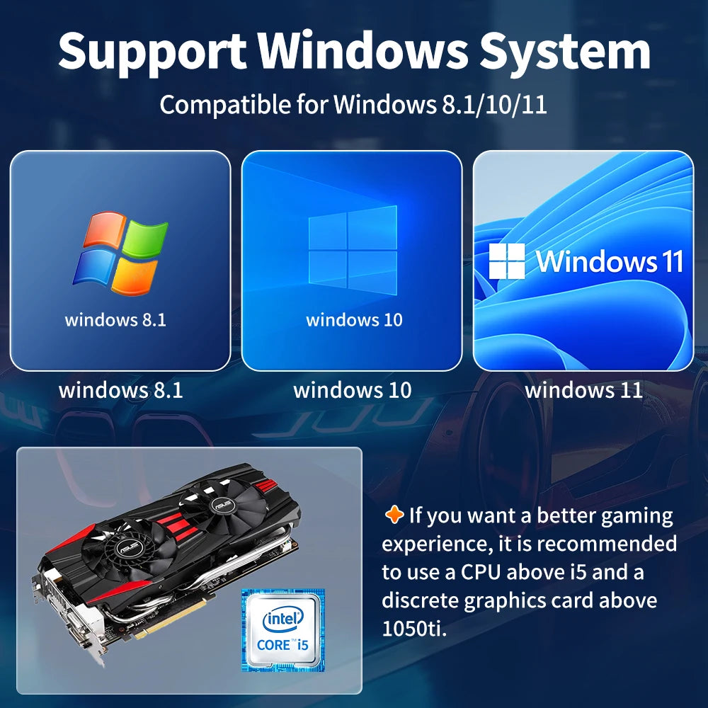 3 System in 1 Gaming HDD Retro Video Game Console for PS4/PS3/PS2/Switch/Wii/WiiU for PC/Laptop with 17300+ AAA/3D/Retro Games
