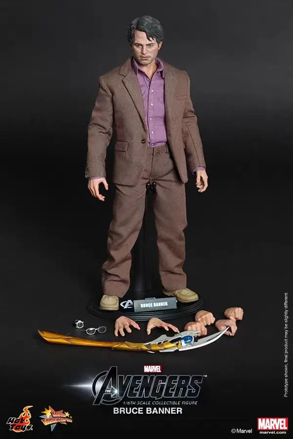 【MT】Hot Toys Marvel MMS229 "Avengers" Robert Bruce Banner Hulk 1:6 Scale Action Figure Collection Toys