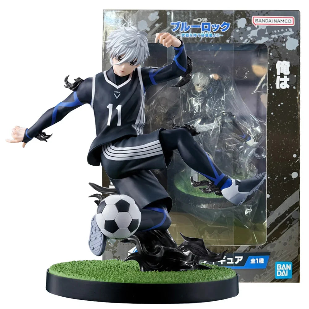 12CM Anime Gekijouban Blue Lock Episode Nagi Nagi Seishirou Figure Football Animation Toy Model Gift Collection PVC